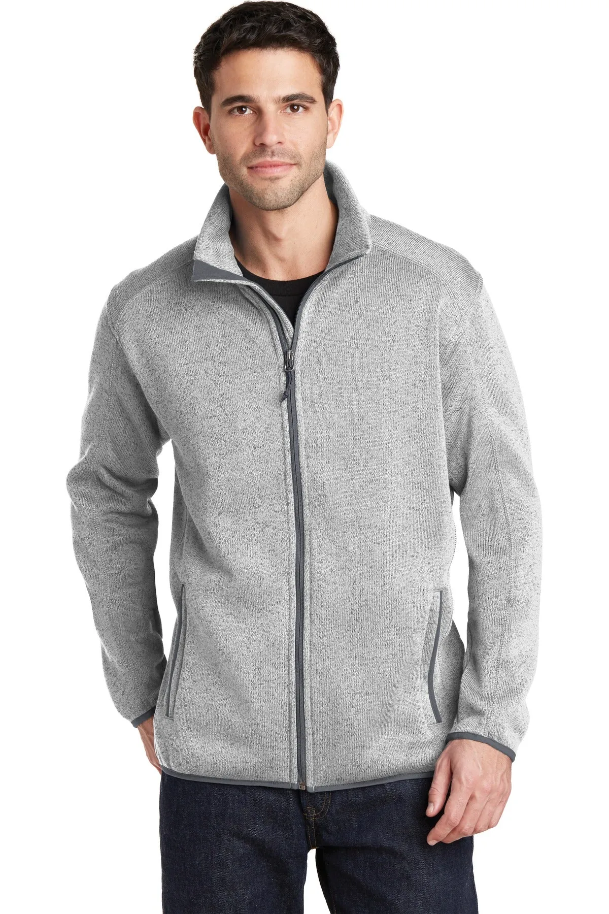 Port Authority® Sweater Fleece Jacket. F232