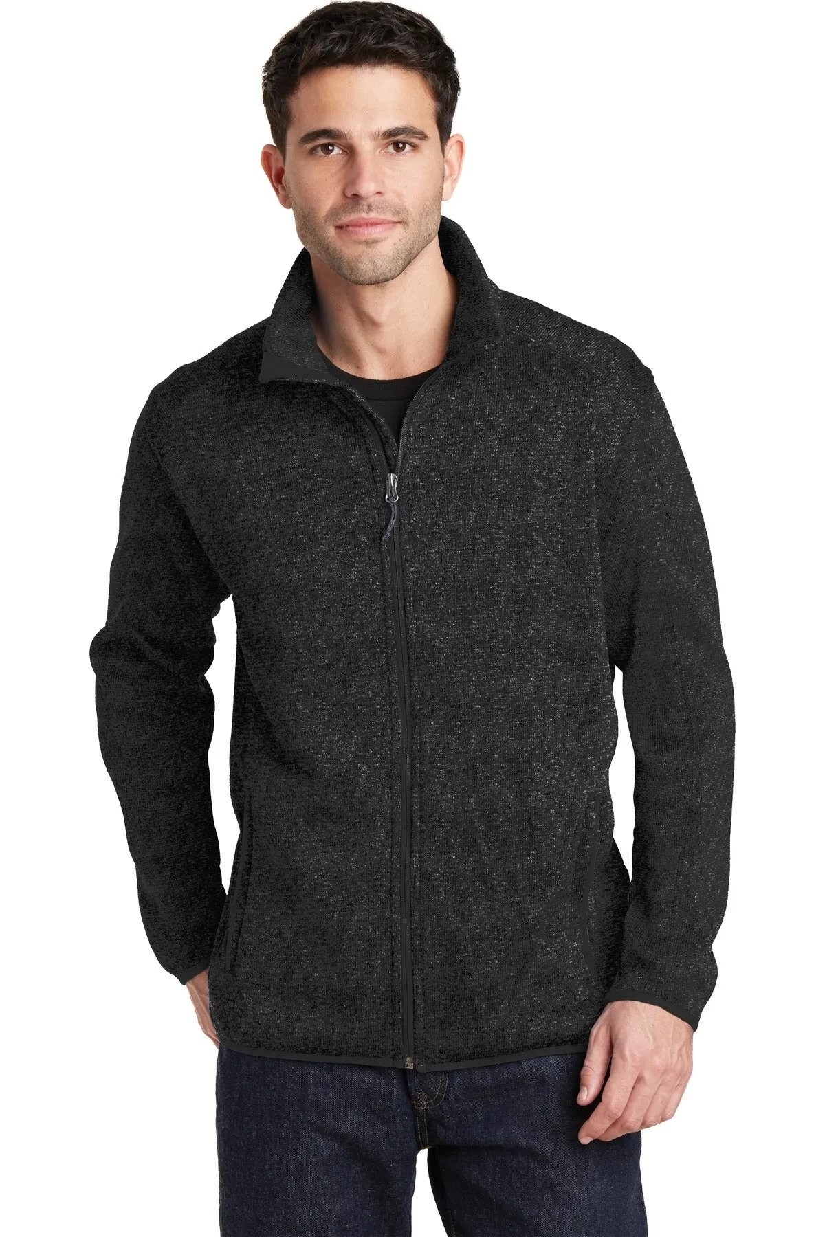 Port Authority® Sweater Fleece Jacket. F232