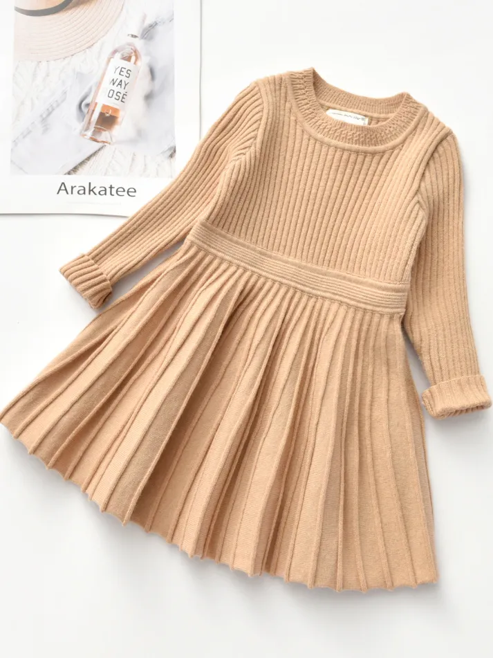 Proper and Prim Ribbed Sweater Dress