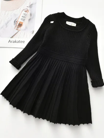 Proper and Prim Ribbed Sweater Dress