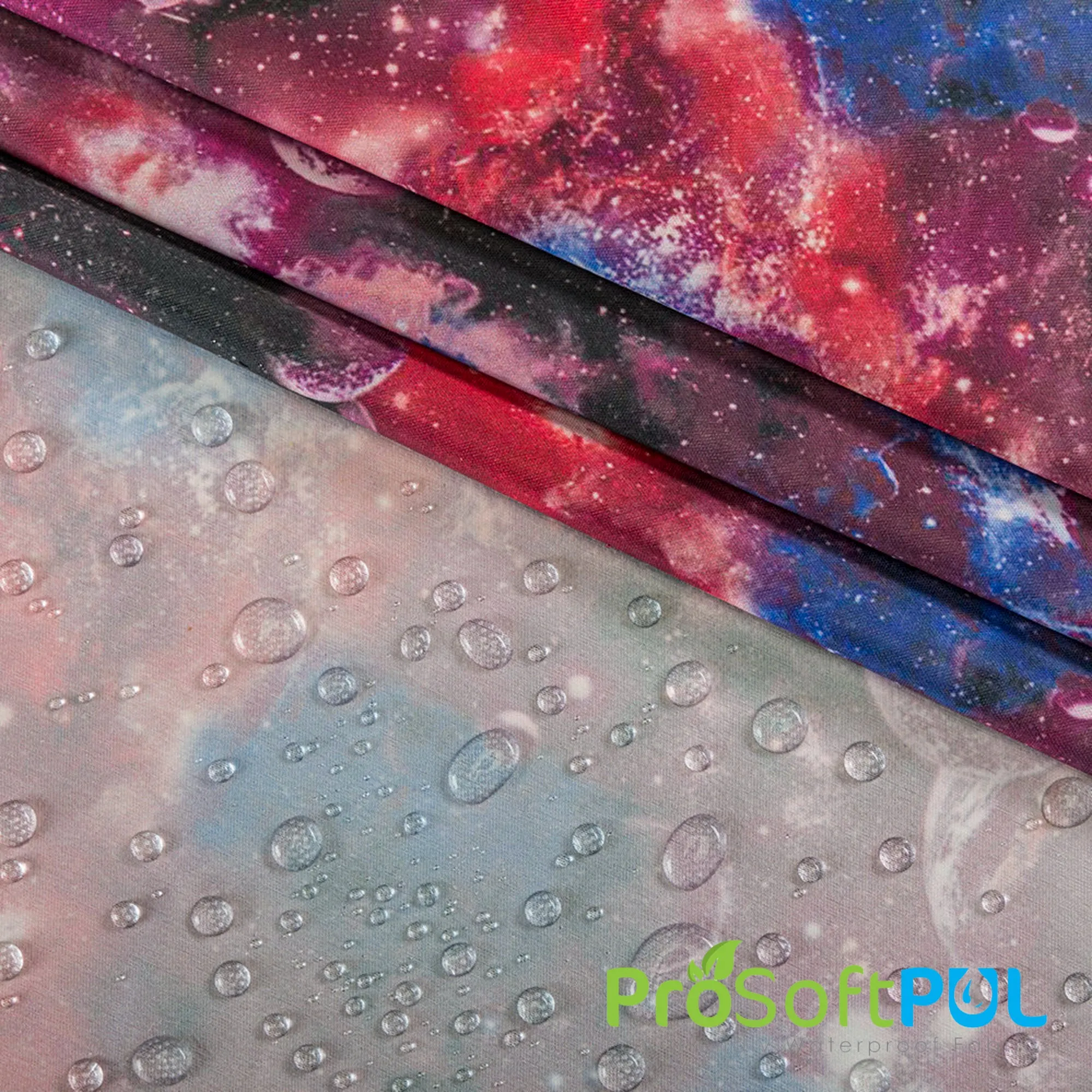 ProSoft® Waterproof 1 mil ECO-PUL™ Print Silver Fabric (W-509)