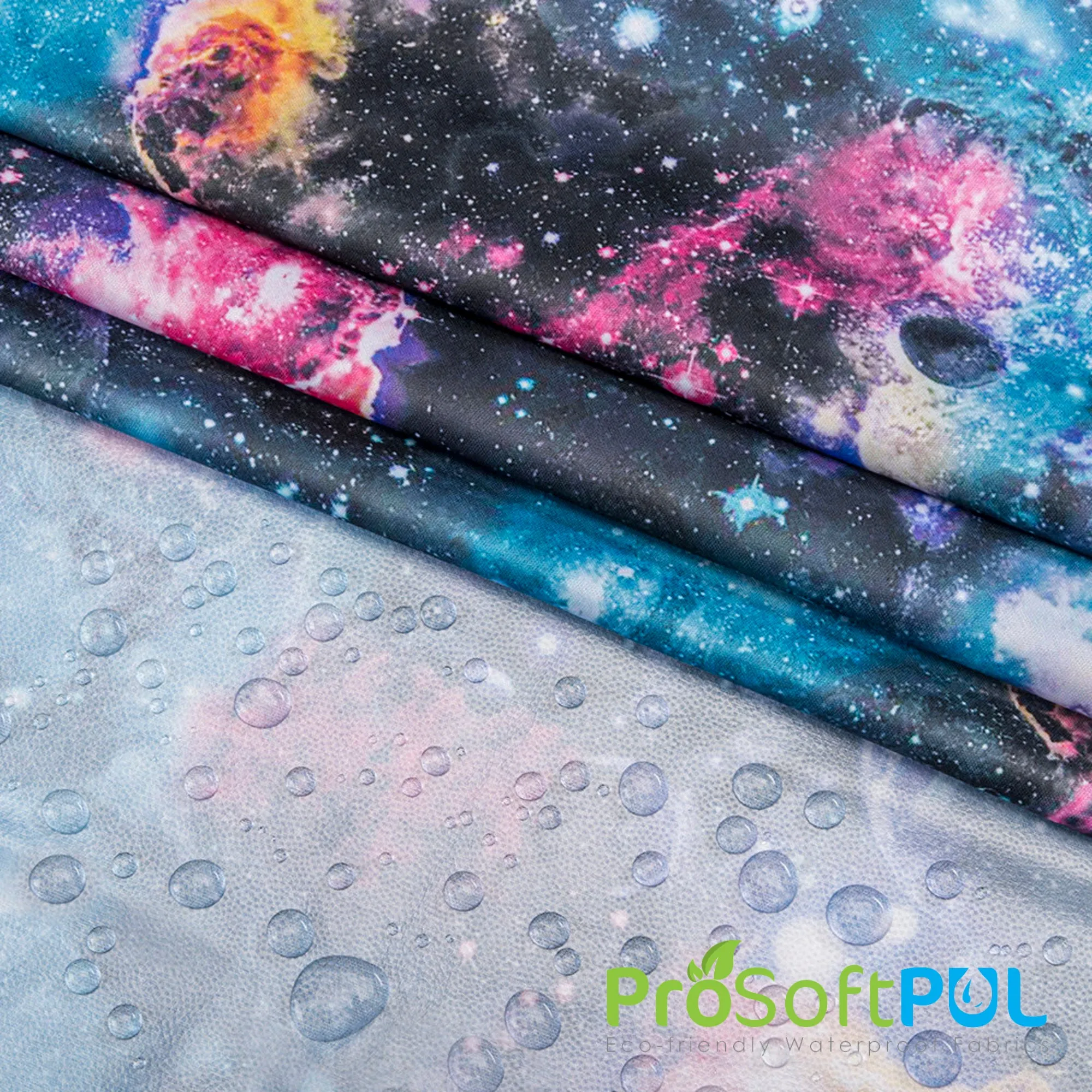 ProSoft® Waterproof 1 mil ECO-PUL™ Print Silver Fabric (W-509)