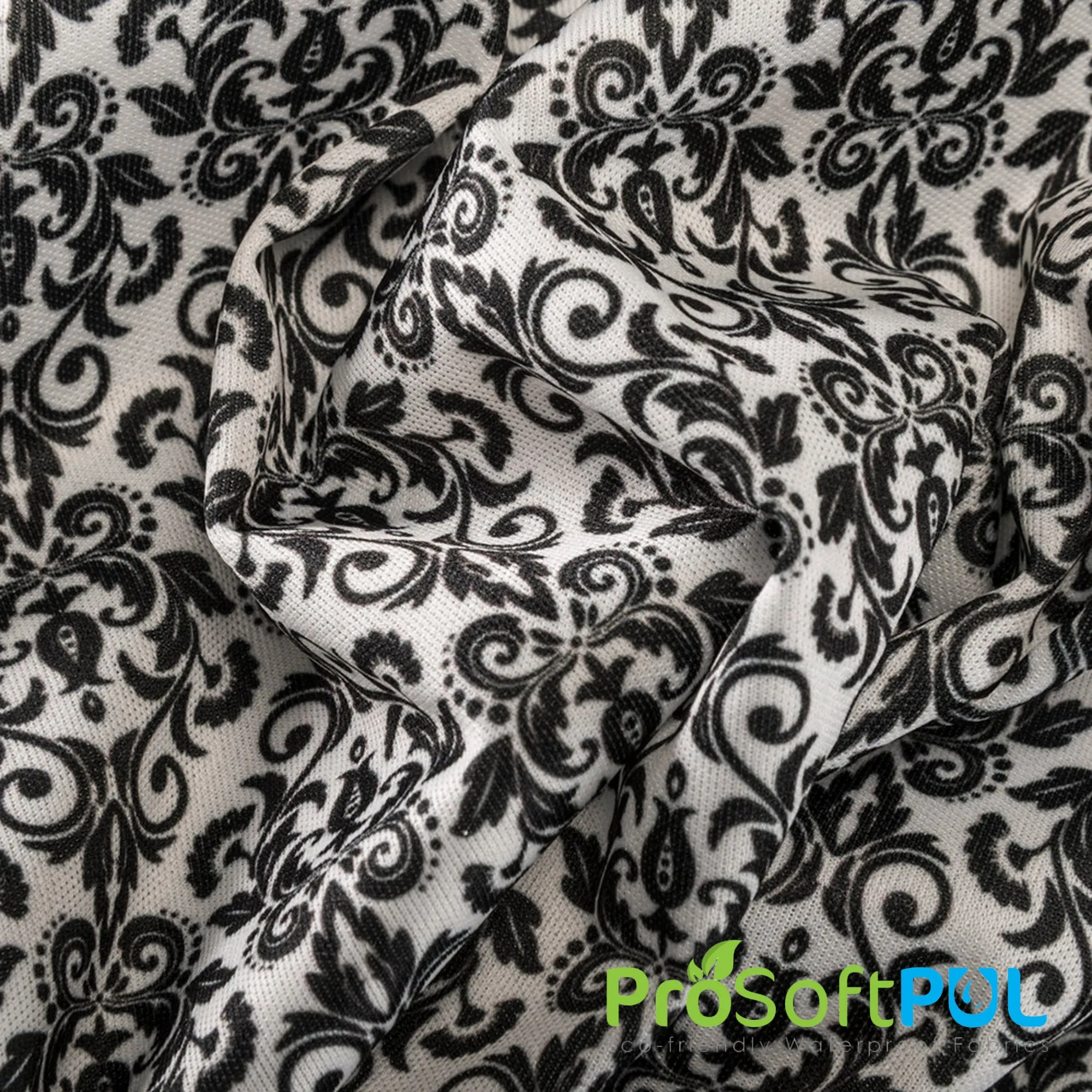 ProSoft® Waterproof 1 mil ECO-PUL™ Print Silver Fabric (W-509)