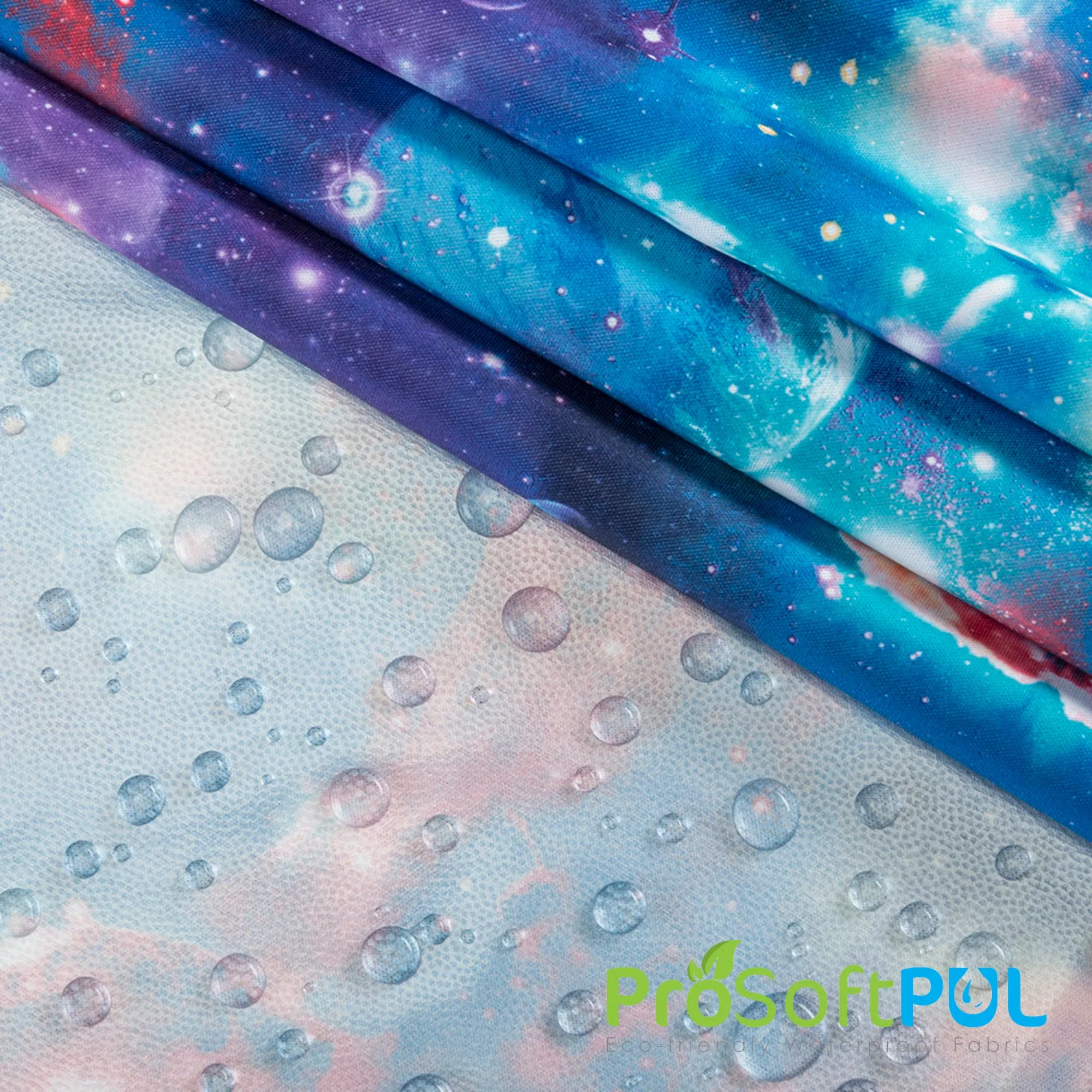 ProSoft® Waterproof 1 mil ECO-PUL™ Print Silver Fabric (W-509)