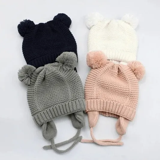 Quality Knitted Winter Pompom Beanie