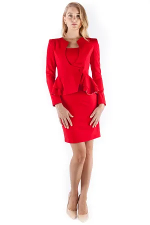 Queen of Hearts Peplum Jacket