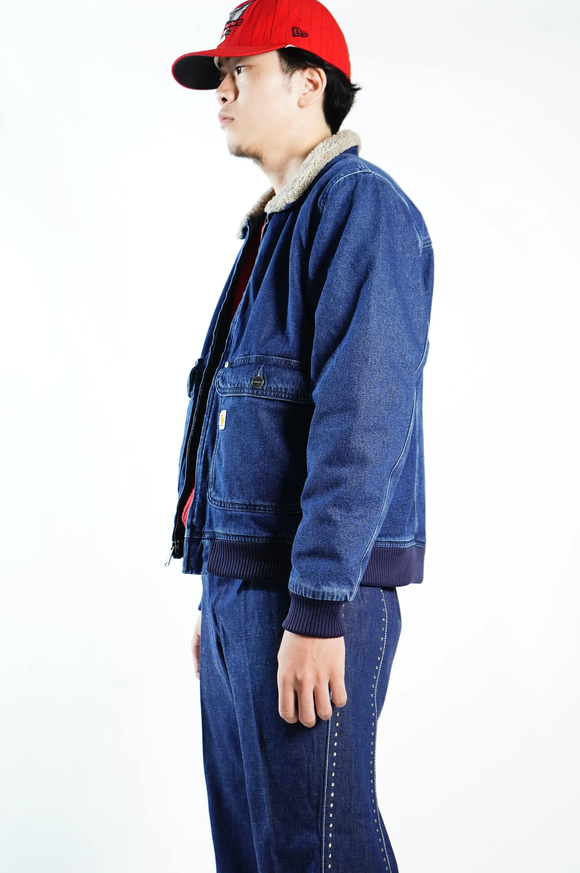 "Carhartt" -Denim Boa Jacket-