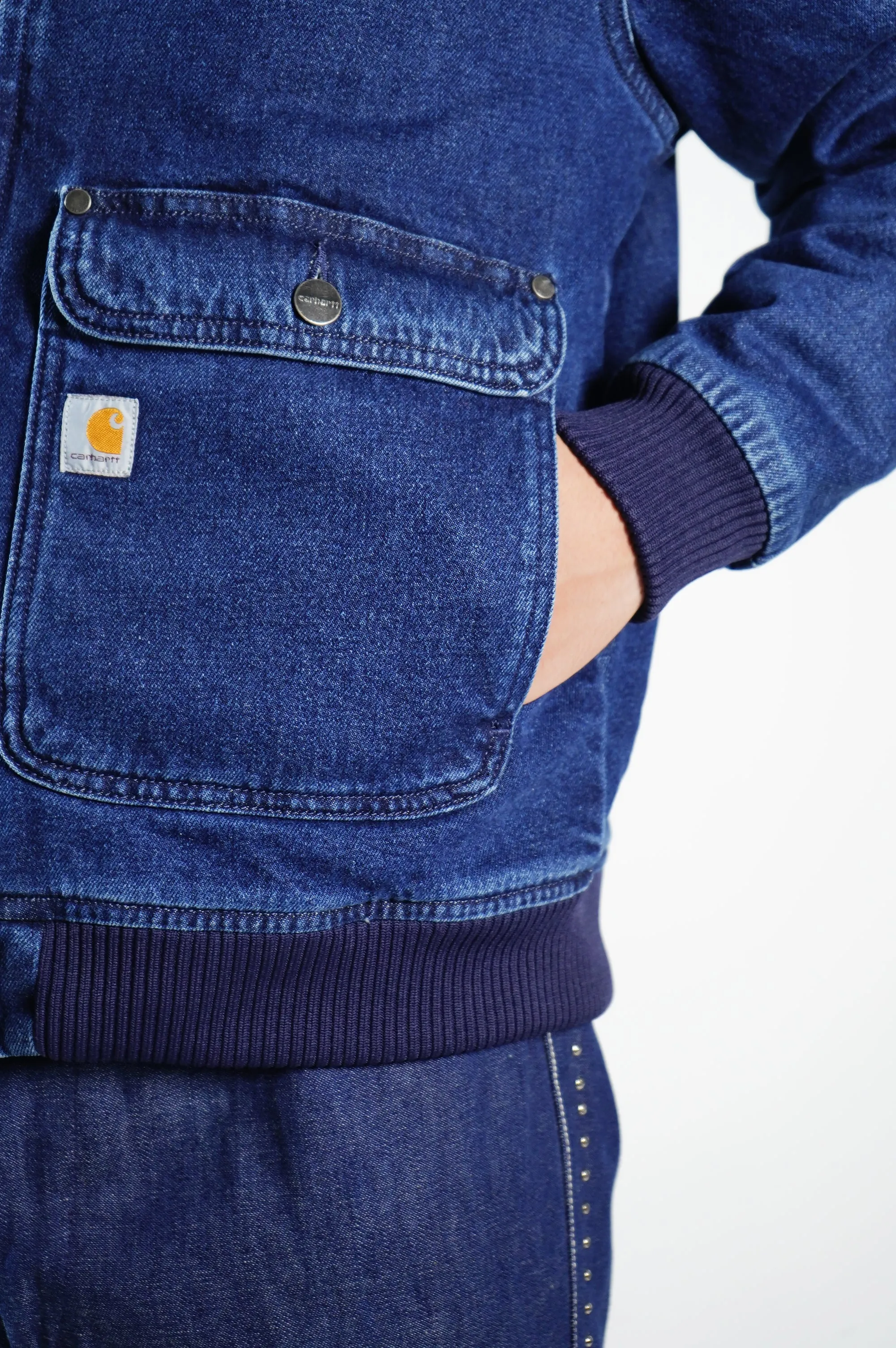 "Carhartt" -Denim Boa Jacket-