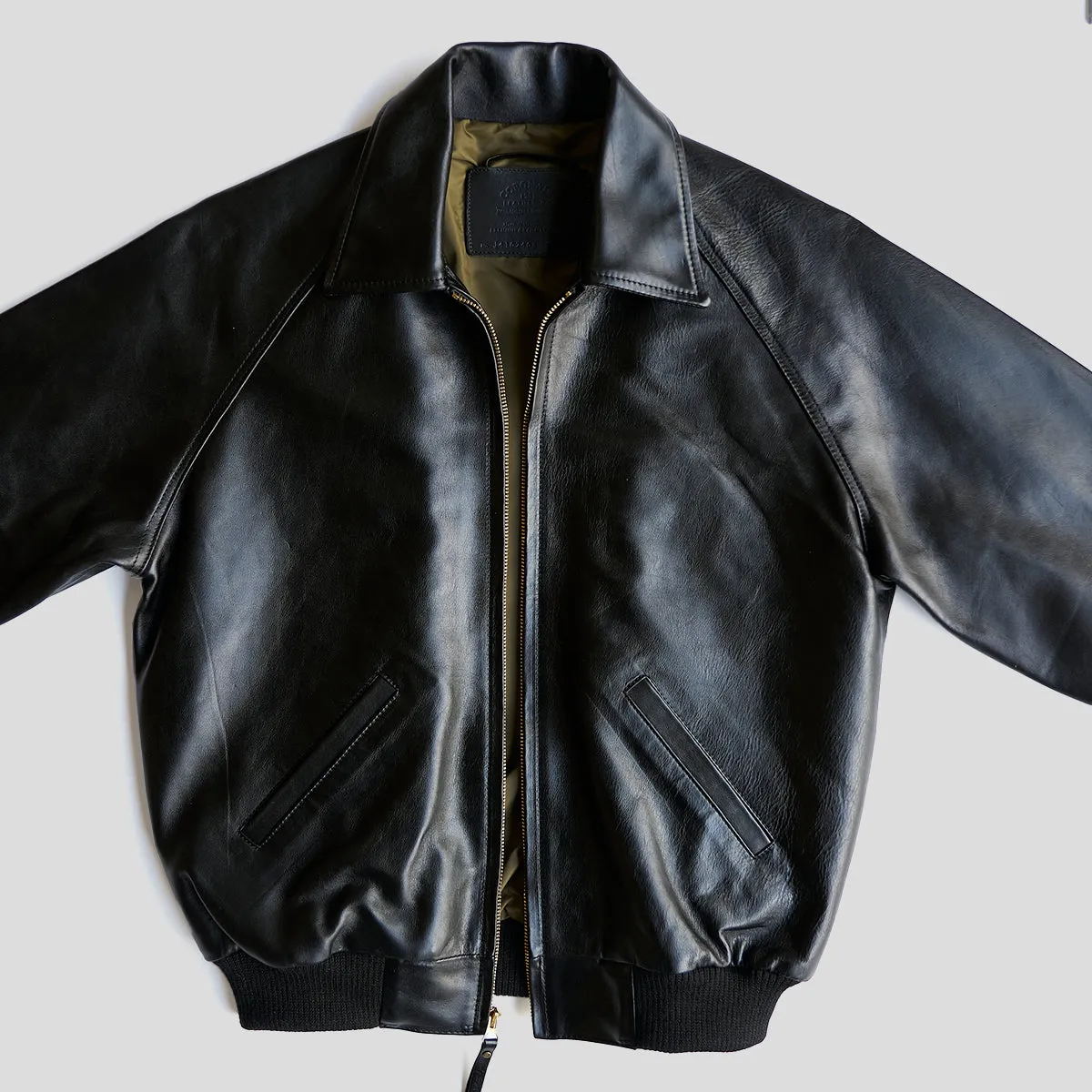 Raglan Horsehide No. 410 | Black/Olive x 16