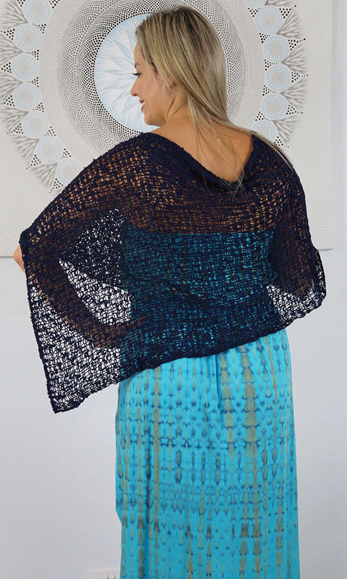 Rayon Knitted Shawl, More Colours