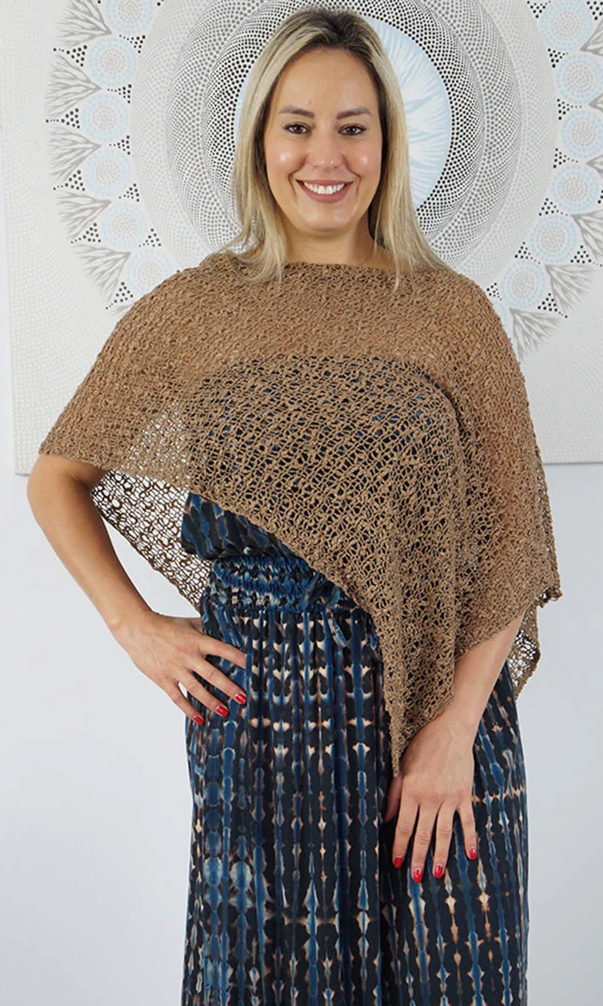 Rayon Knitted Shawl, More Colours