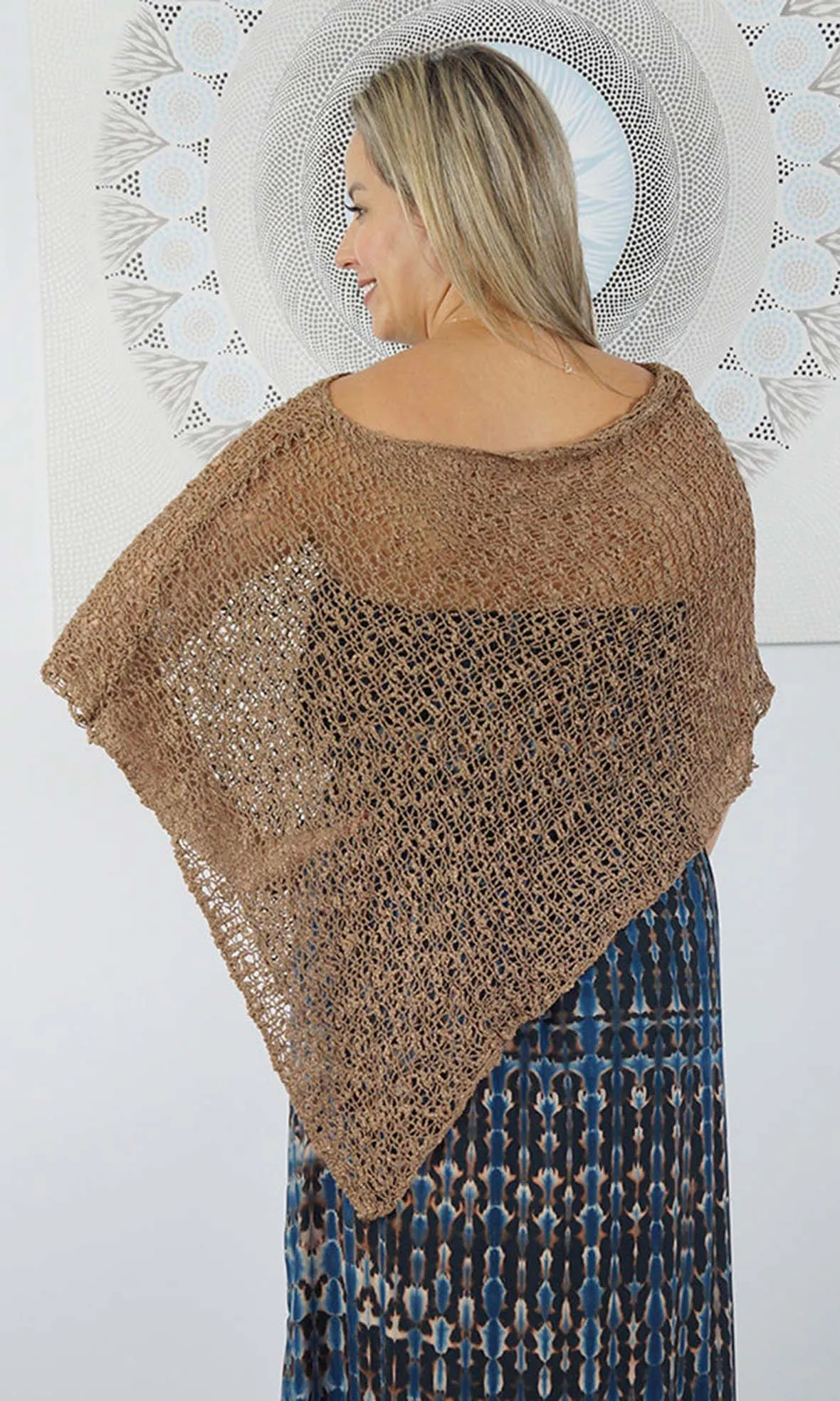 Rayon Knitted Shawl, More Colours