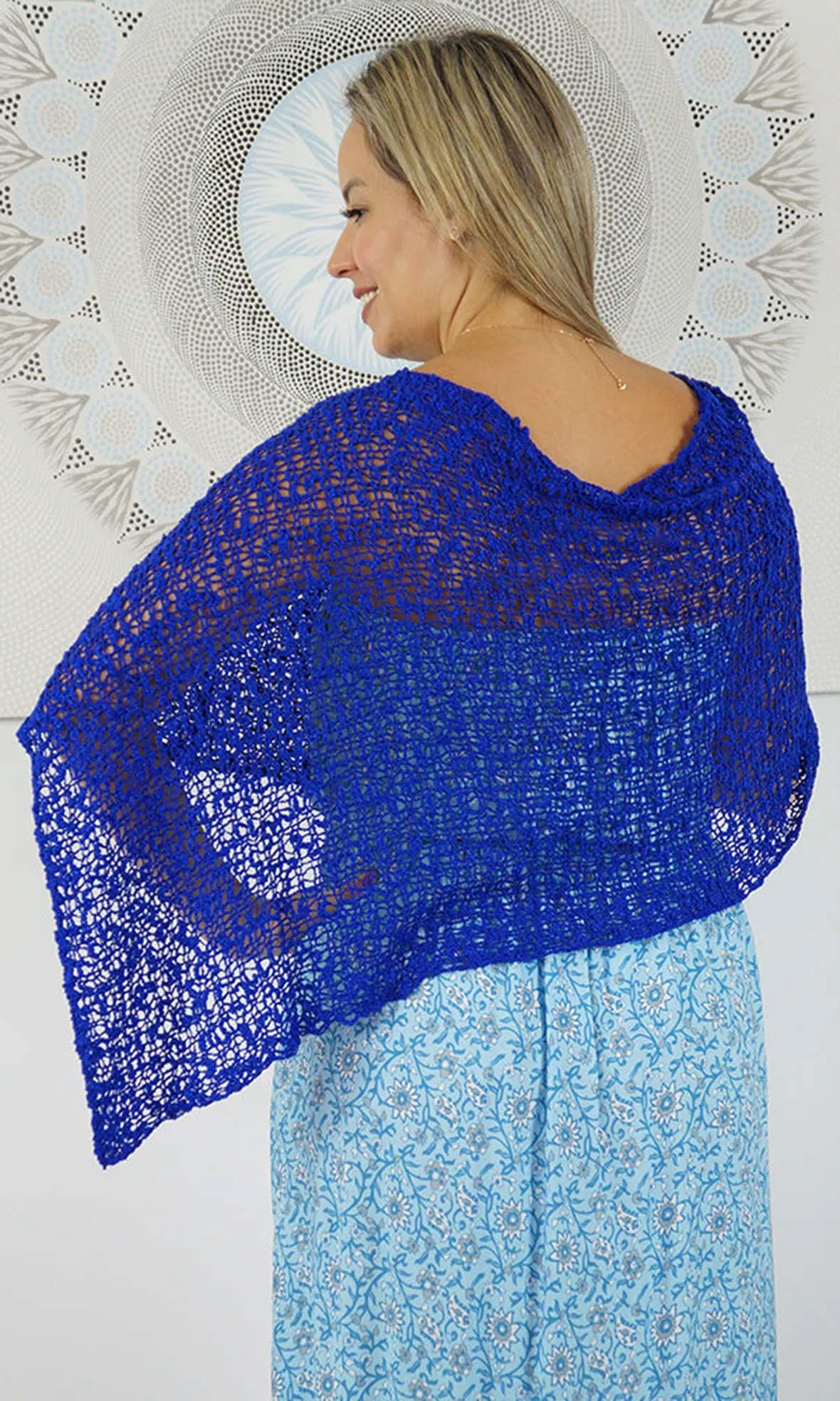 Rayon Knitted Shawl, More Colours