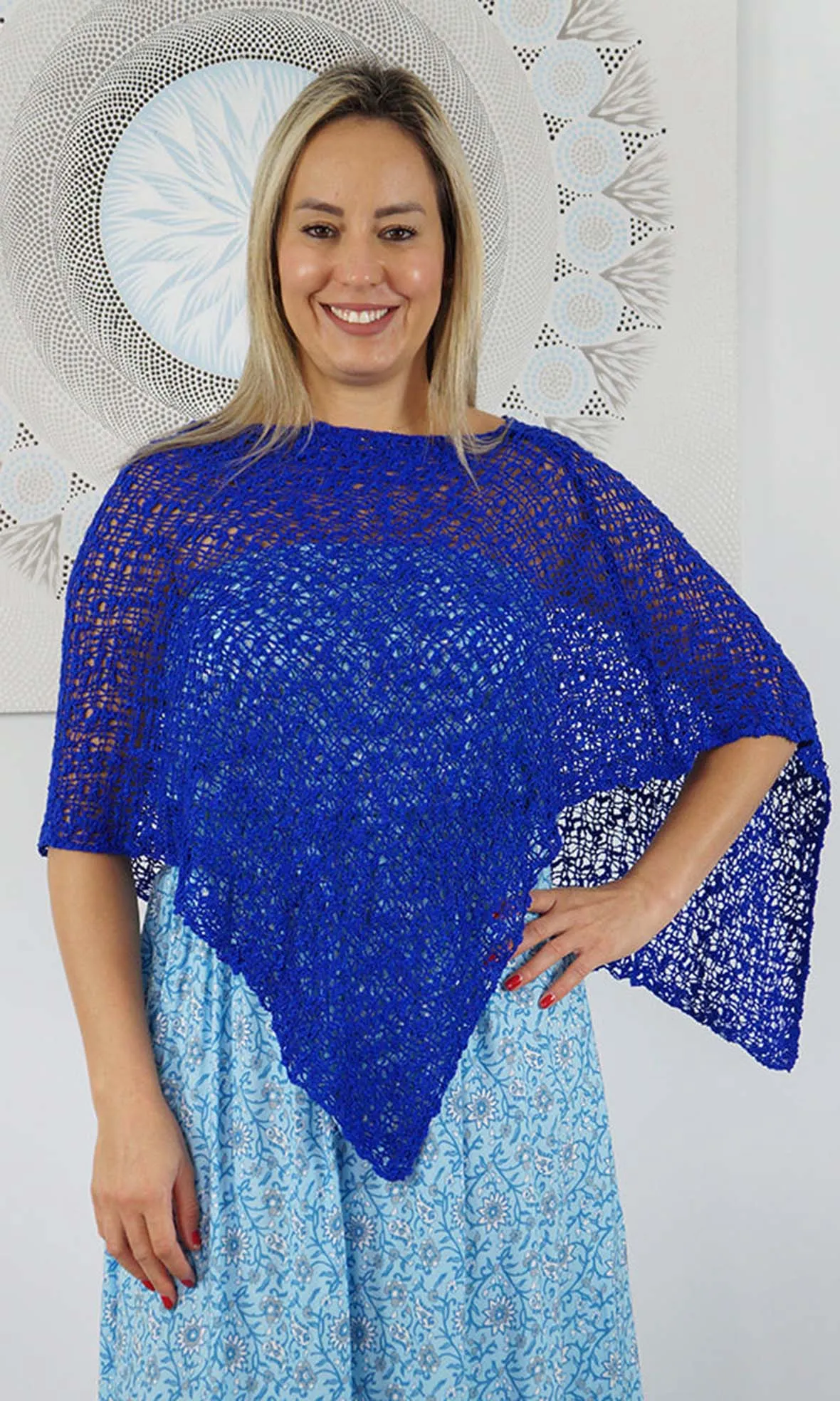 Rayon Knitted Shawl, More Colours