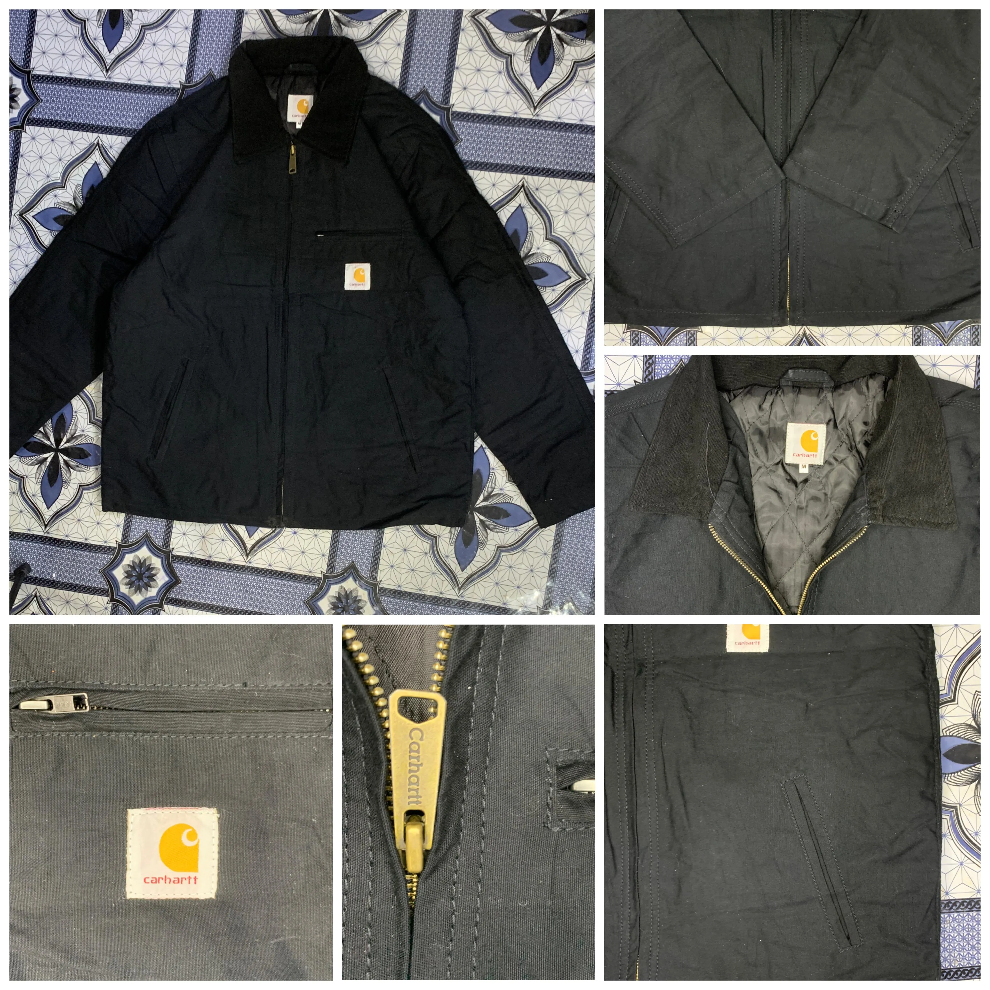 Rework style canvas workwear Jacket