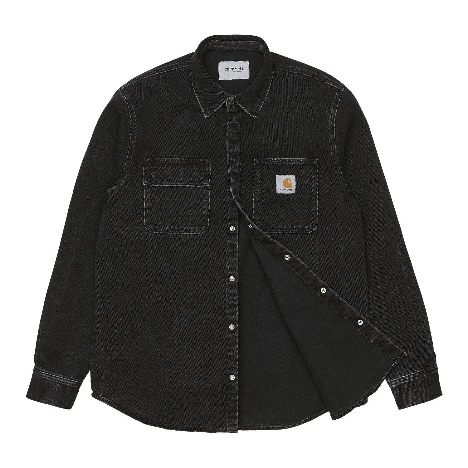 Salinac Shirt Jacket - Black Stone Washed