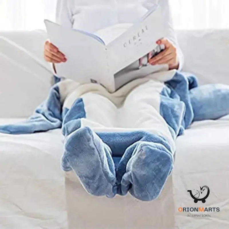 Shark Blanket Pajamas for Children and Adults