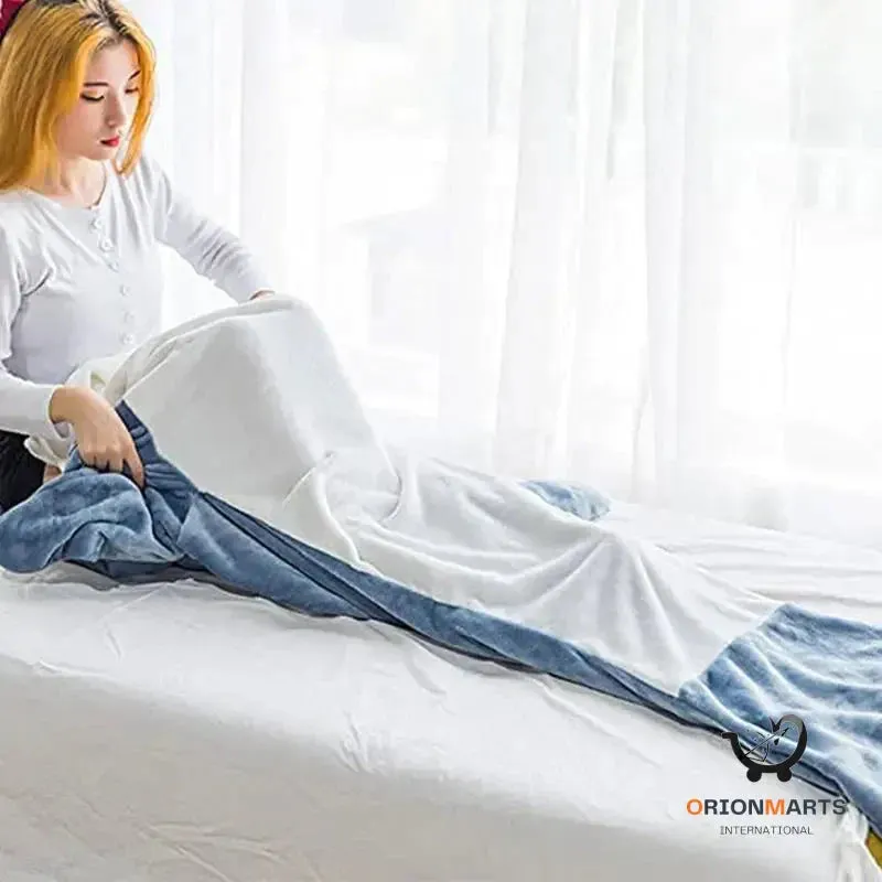 Shark Blanket Pajamas for Children and Adults