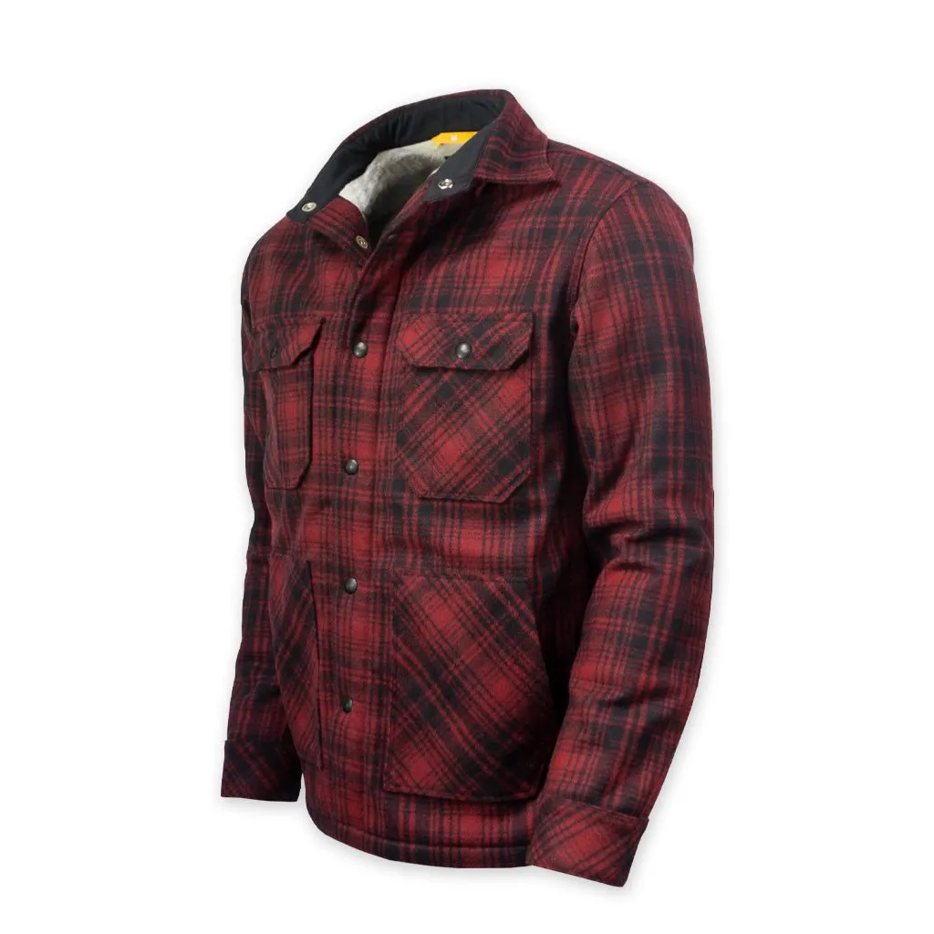 Shearling Mountain Jacket - Red Plaid