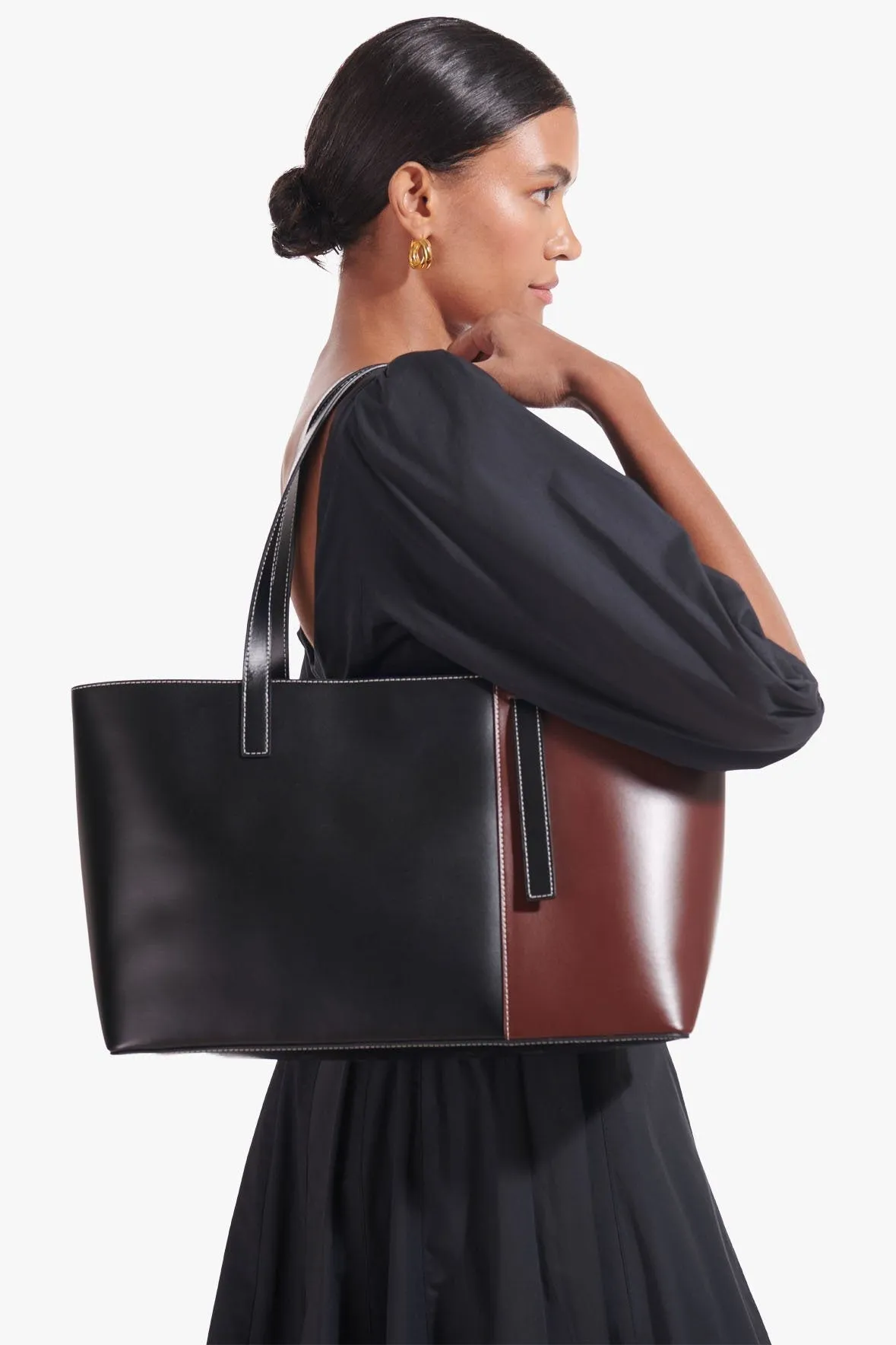 SHOKO TOTE BAG | BLACK MAHOGANY