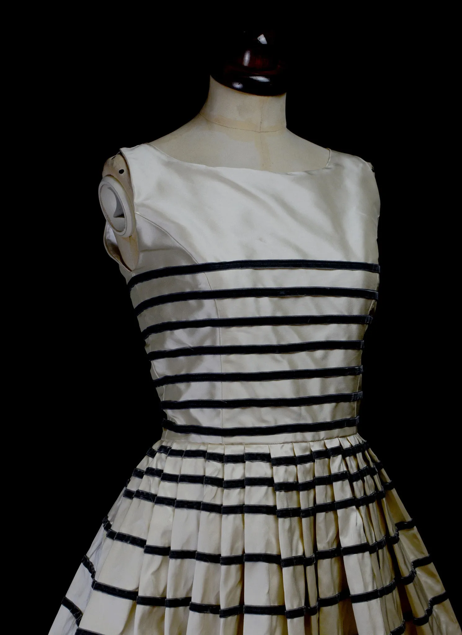 Sindi Stripe Silk Dress