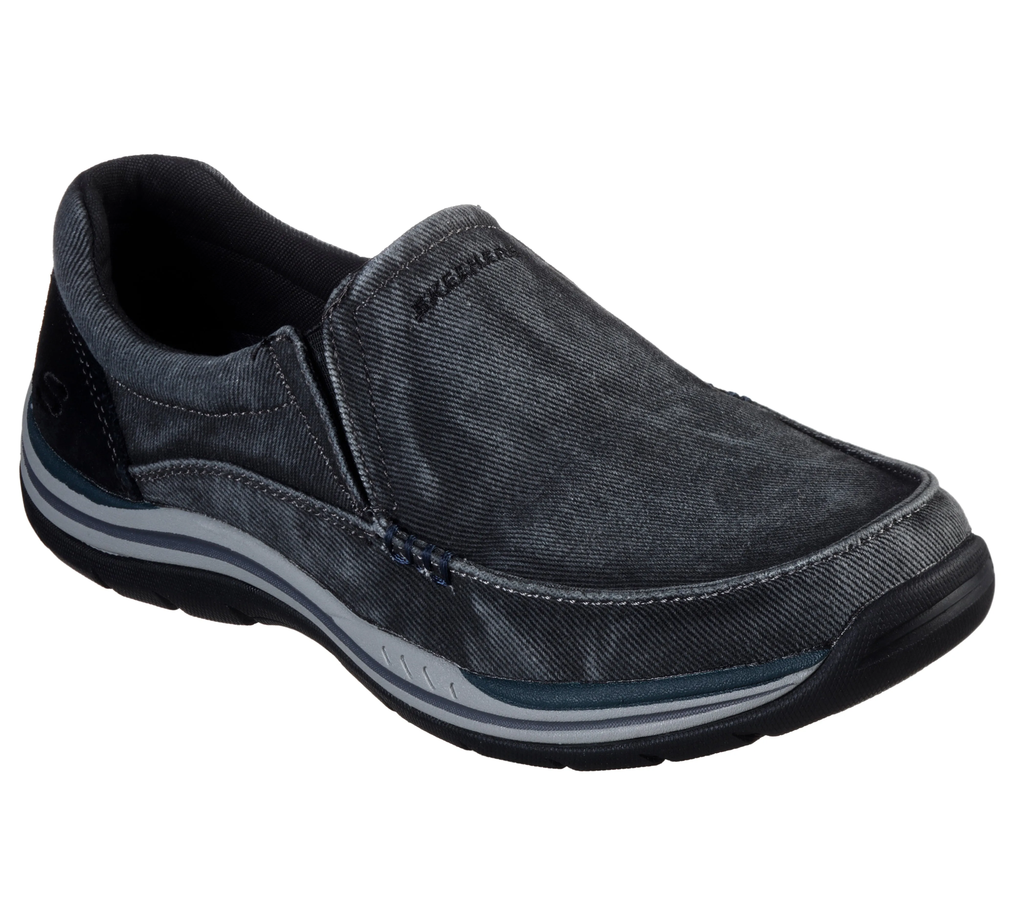 'Skechers' Men's Avillo Slip On - Black