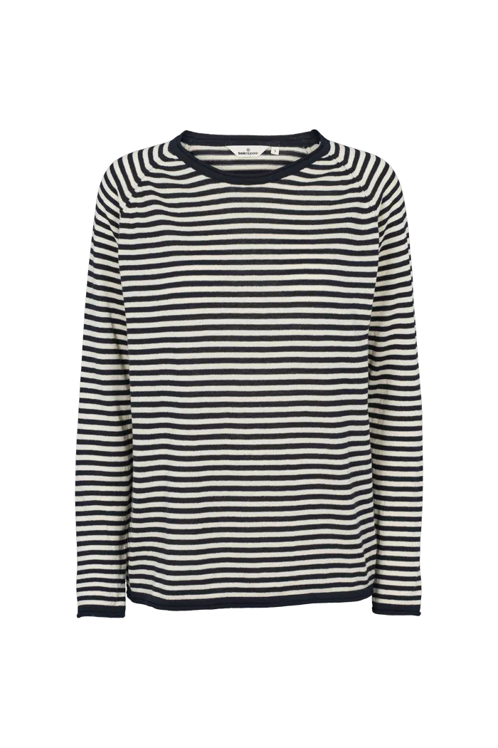 Soya Mini Stripe - Navy/Whisper White