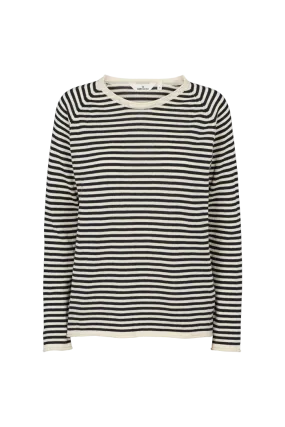 Soya Mini Stripe - Whisper White/Black