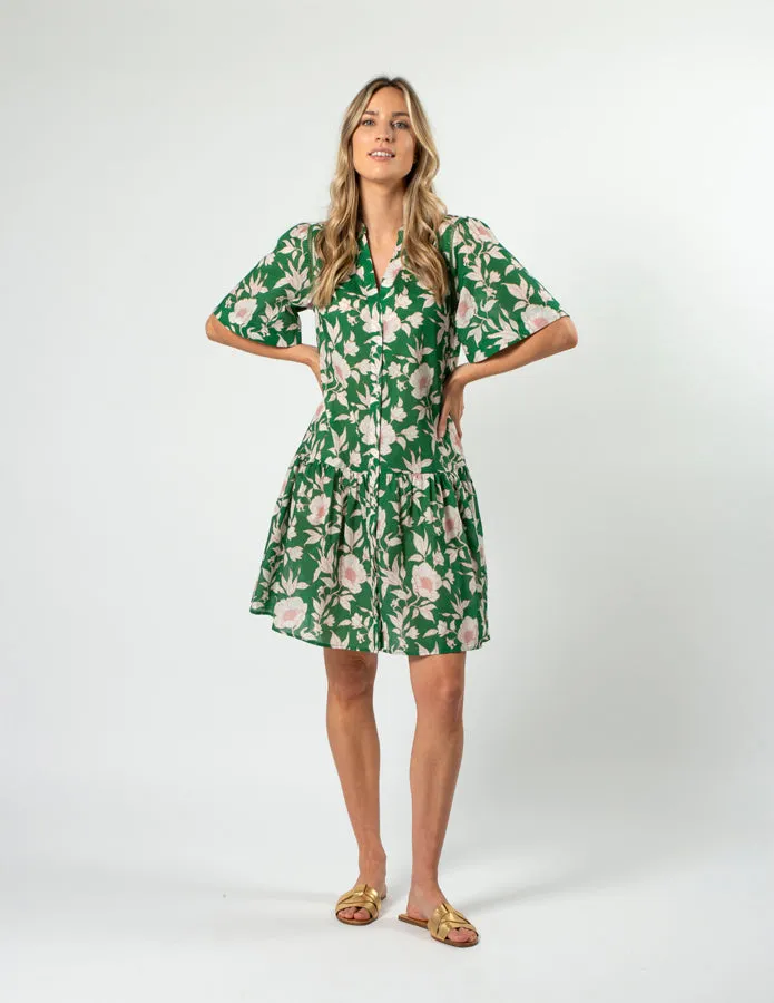 Stella   Gemma Lena Dress - Vintage Green Floral