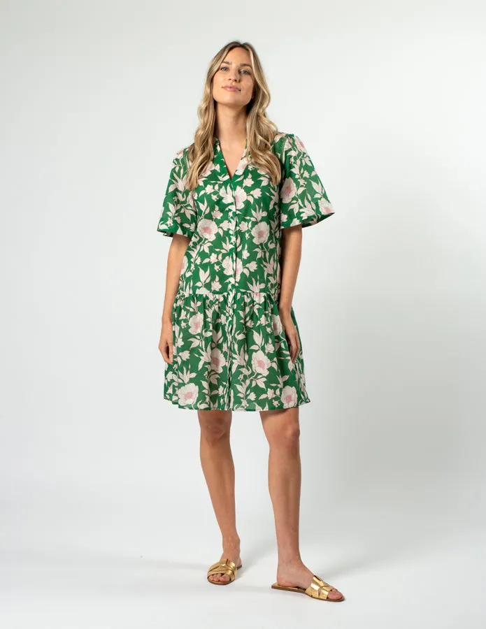 Stella   Gemma Lena Dress - Vintage Green Floral