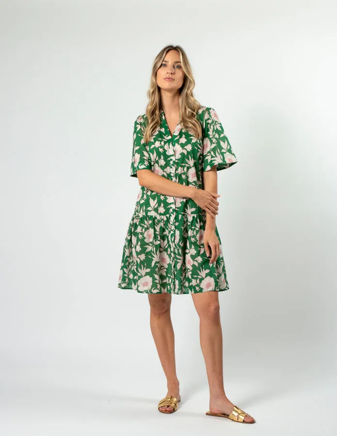 Stella   Gemma Lena Dress - Vintage Green Floral