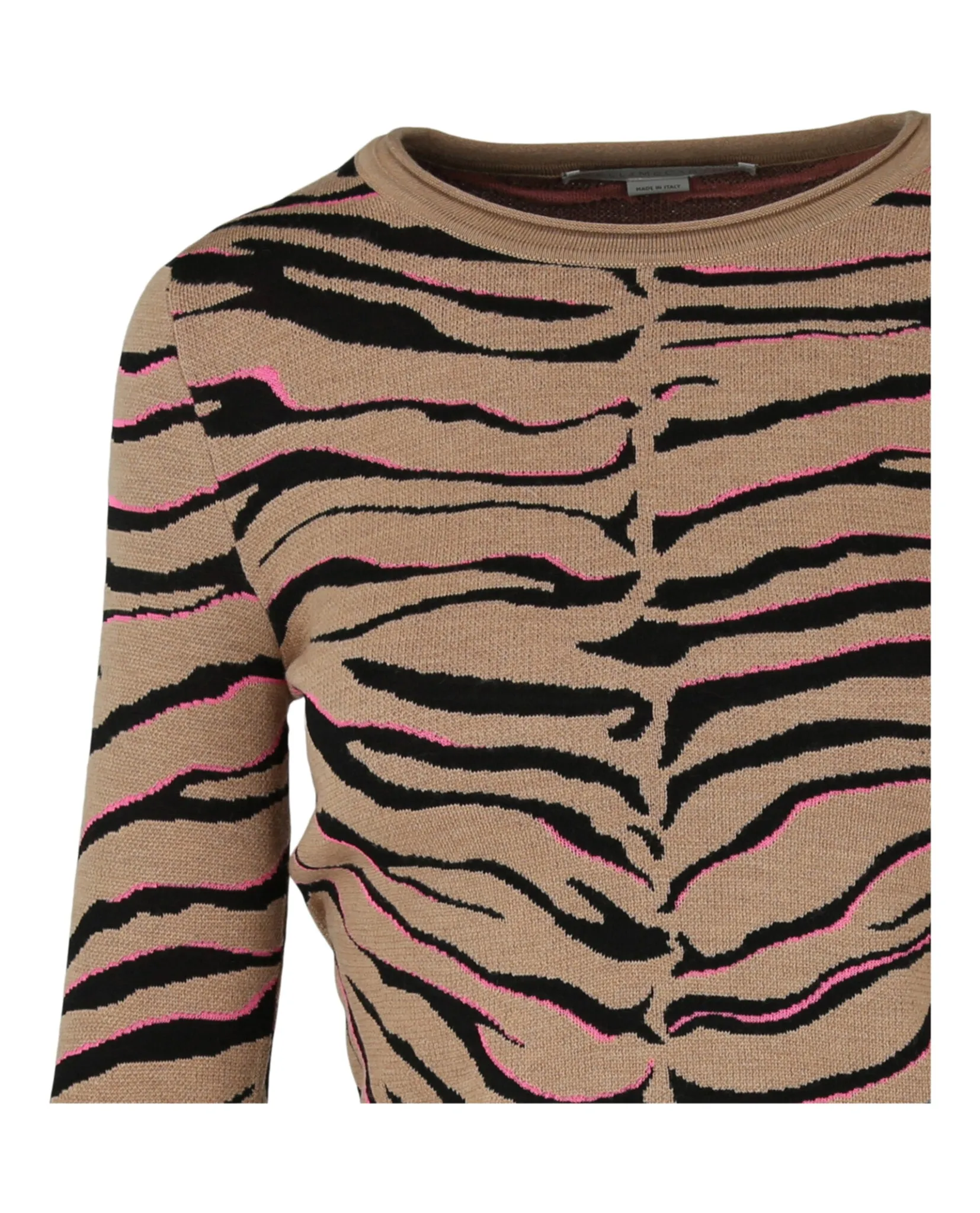 Stella McCartney Tiger-Print Pullover Sweater