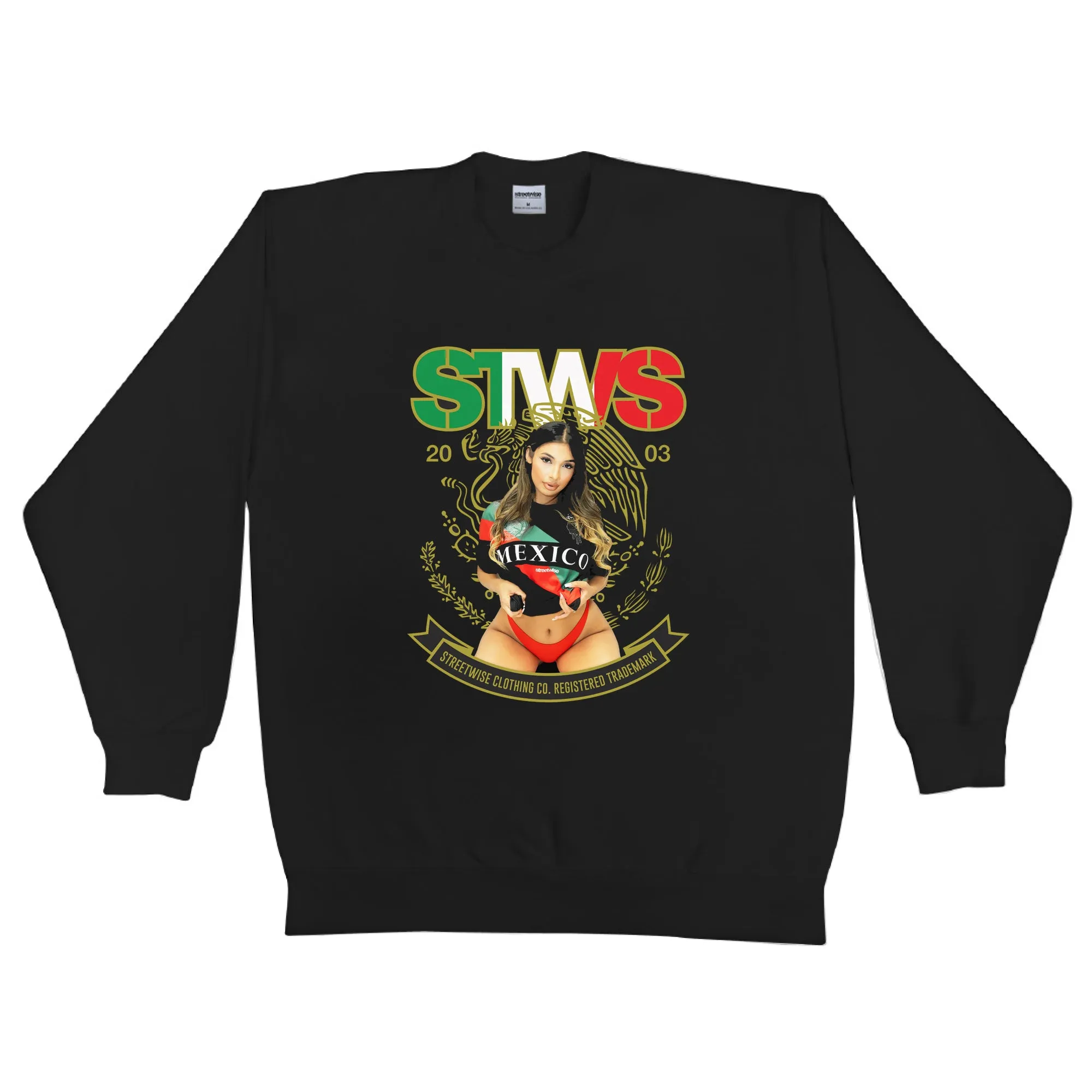 Team MEX Crewneck Sweater (Black)