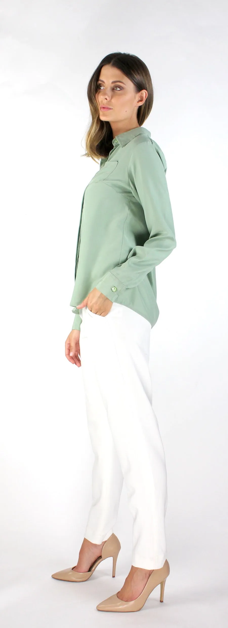 The Chartreuse Blouse