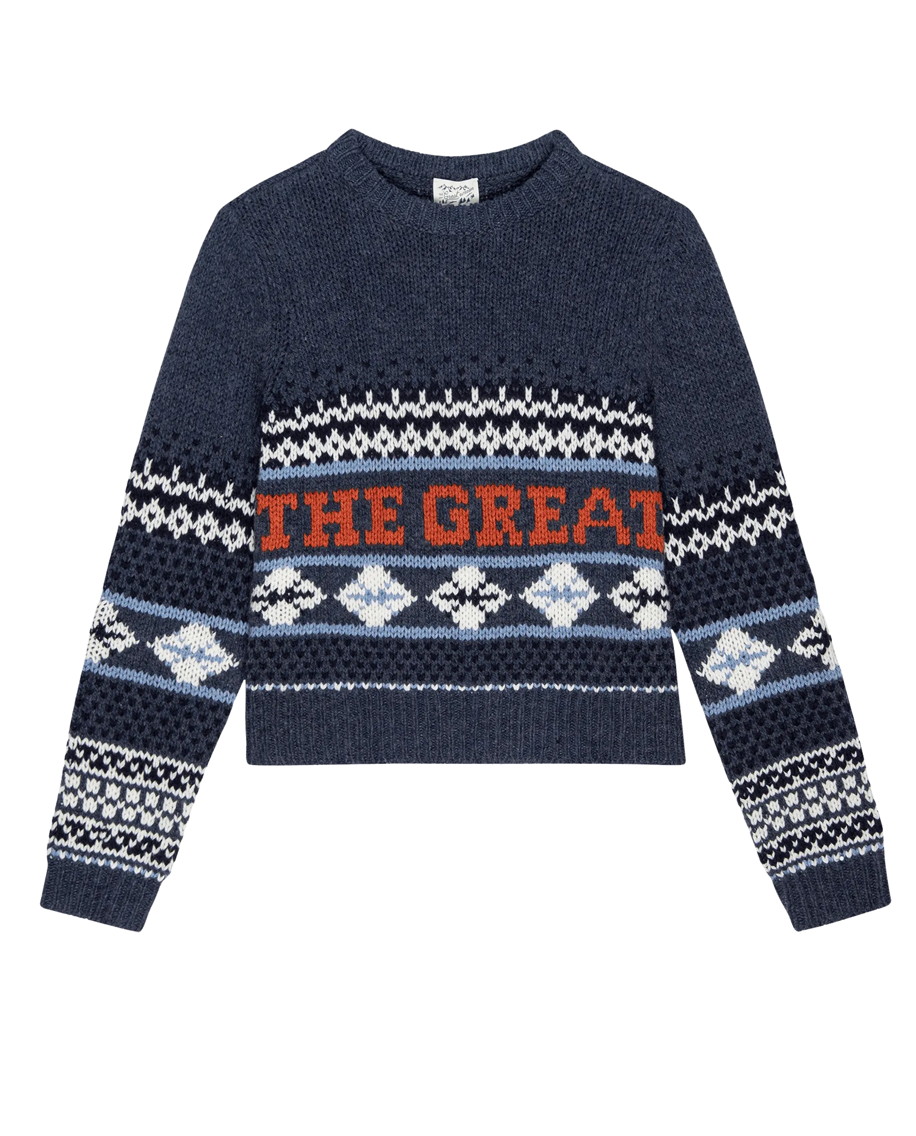 The Classic Crew Sweater. -- Deep Sky Fair Isle