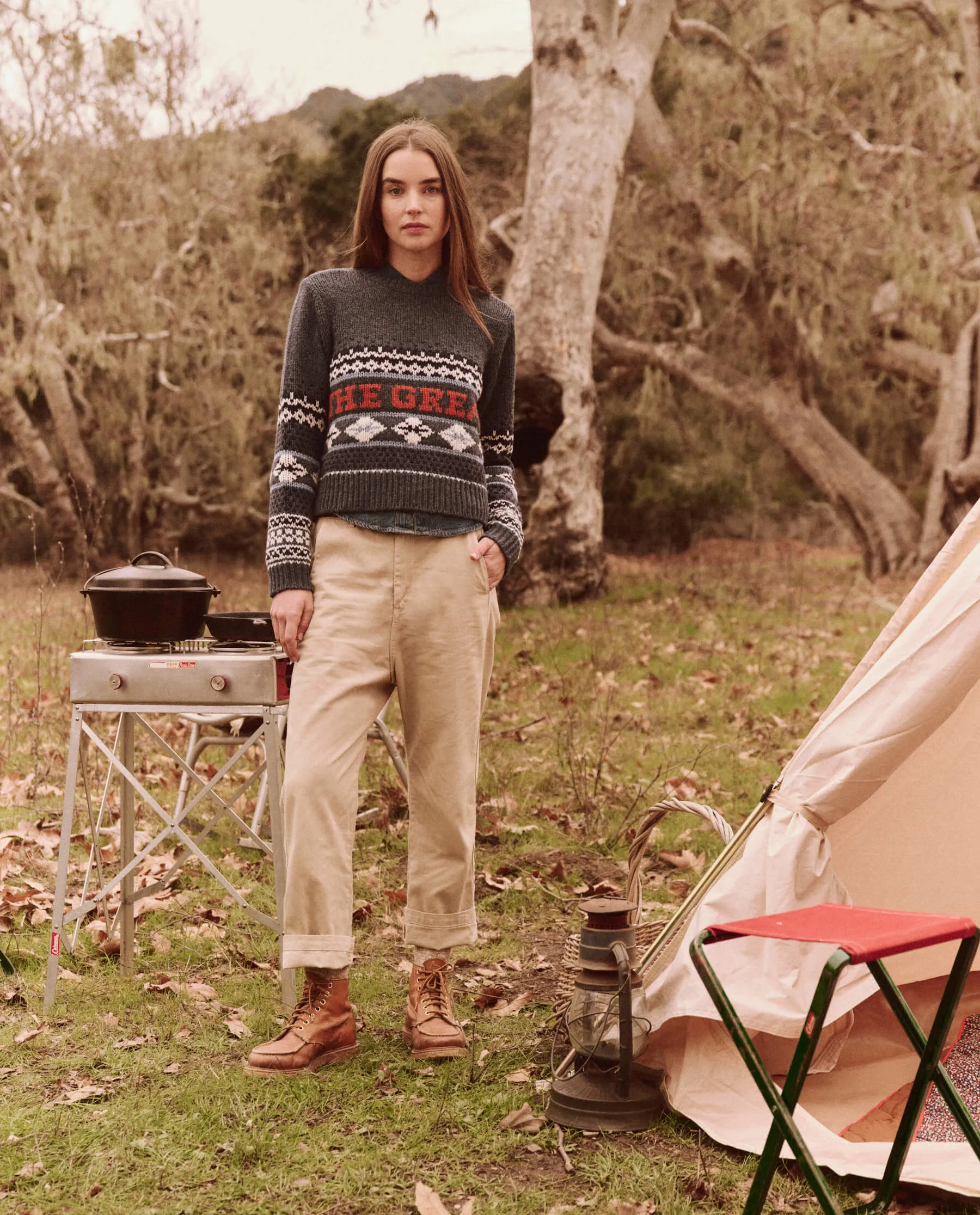 The Classic Crew Sweater. -- Deep Sky Fair Isle