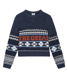 The Classic Crew Sweater. -- Deep Sky Fair Isle