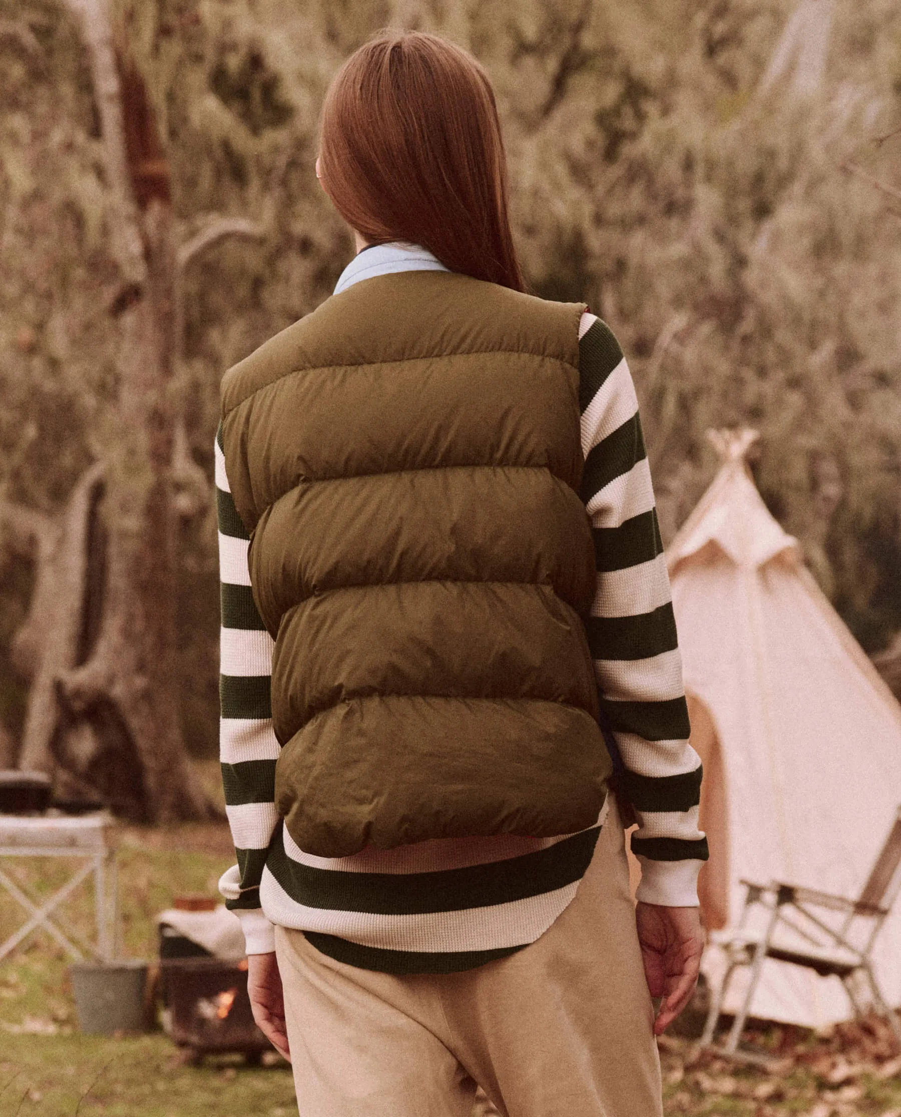 The Down Polar Vest. -- Appalachian Colorblock