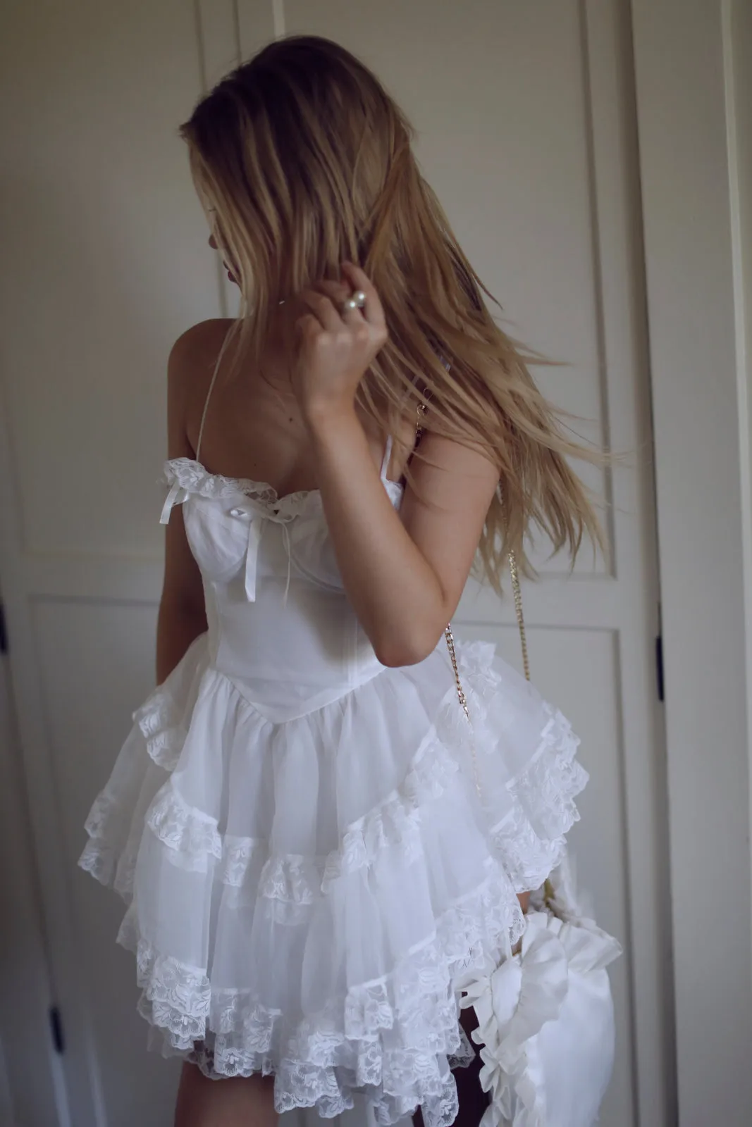 The Ivory Liaisons Mini Dress