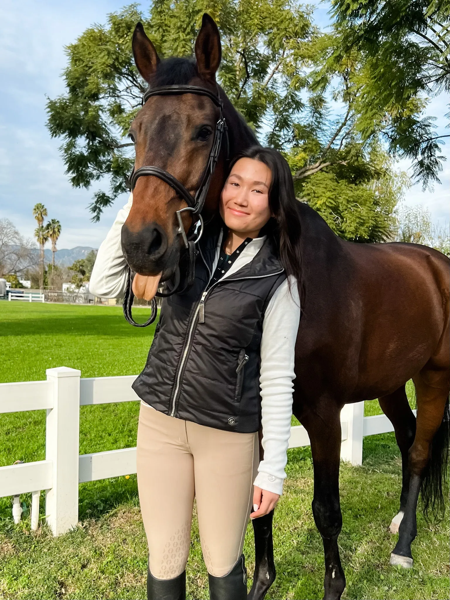 The Lolie Vest in Brilliant Black