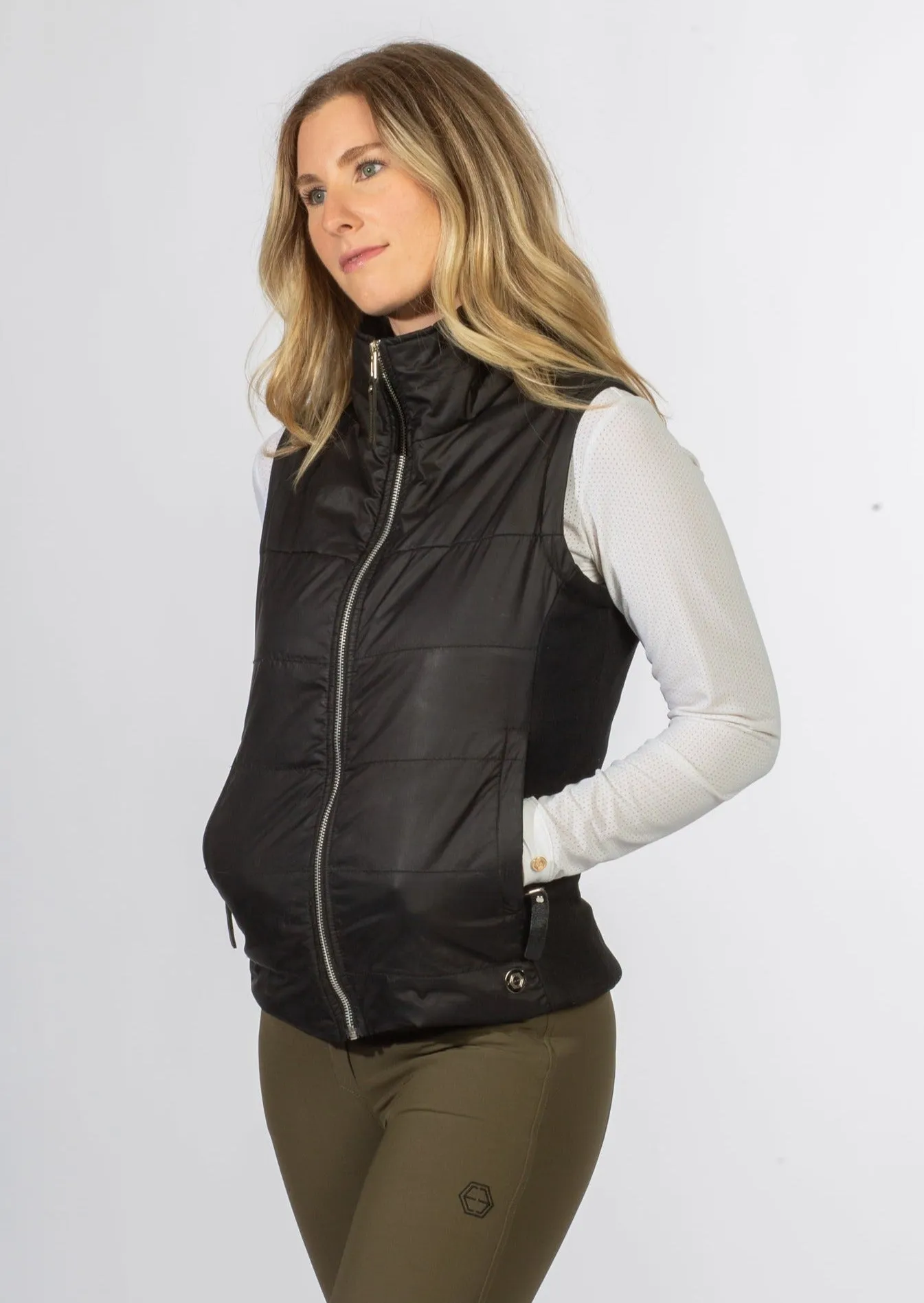 The Lolie Vest in Brilliant Black