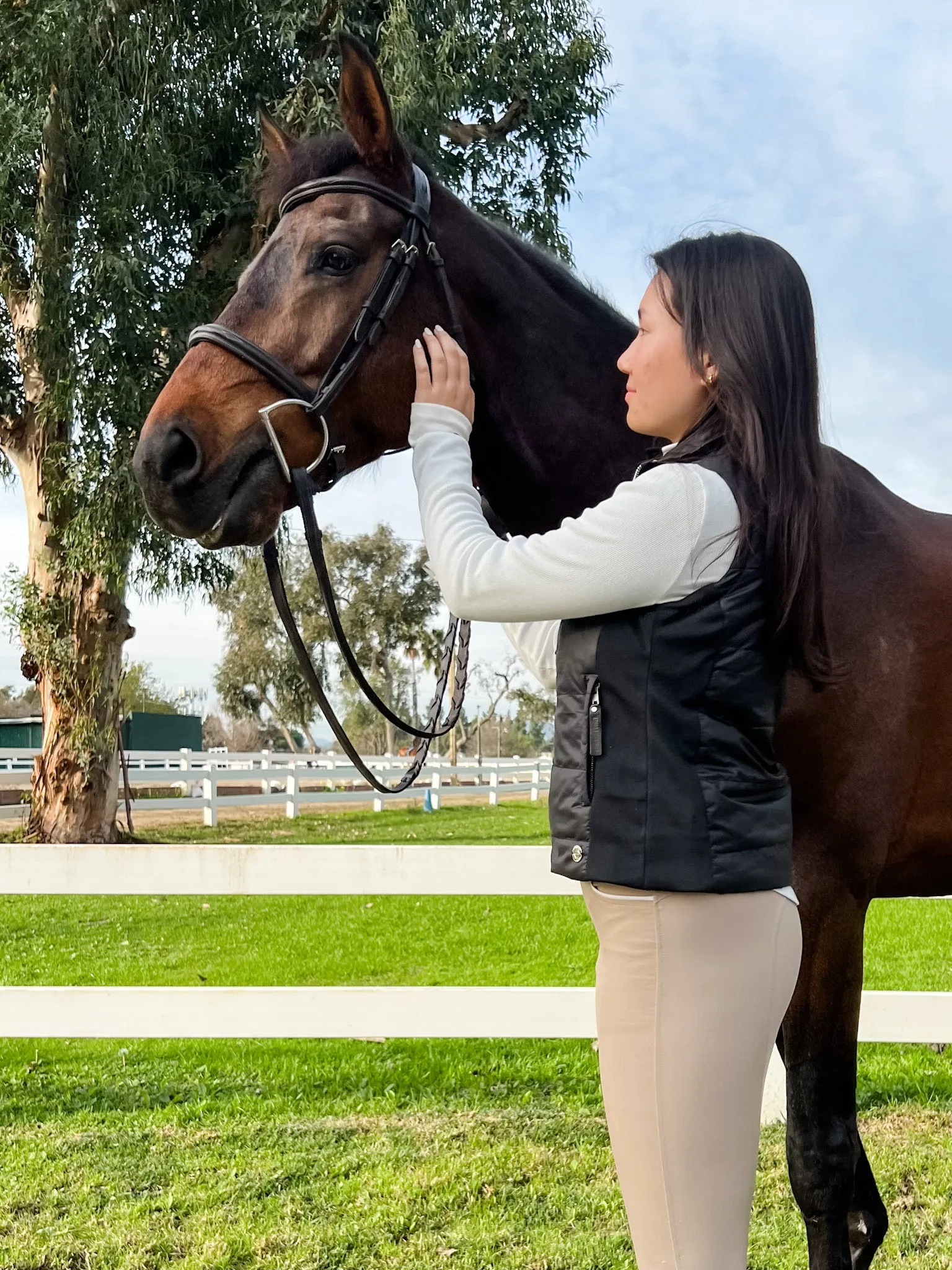 The Lolie Vest in Brilliant Black