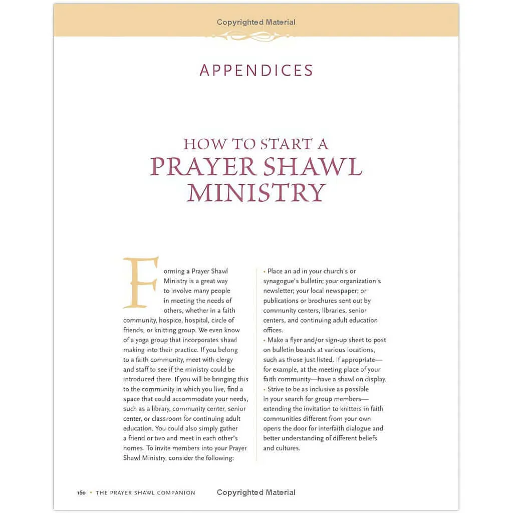 The Prayer Shawl Companion Book: 38 Knitted Designs to Embrace, Inspire, and Celebrate Life