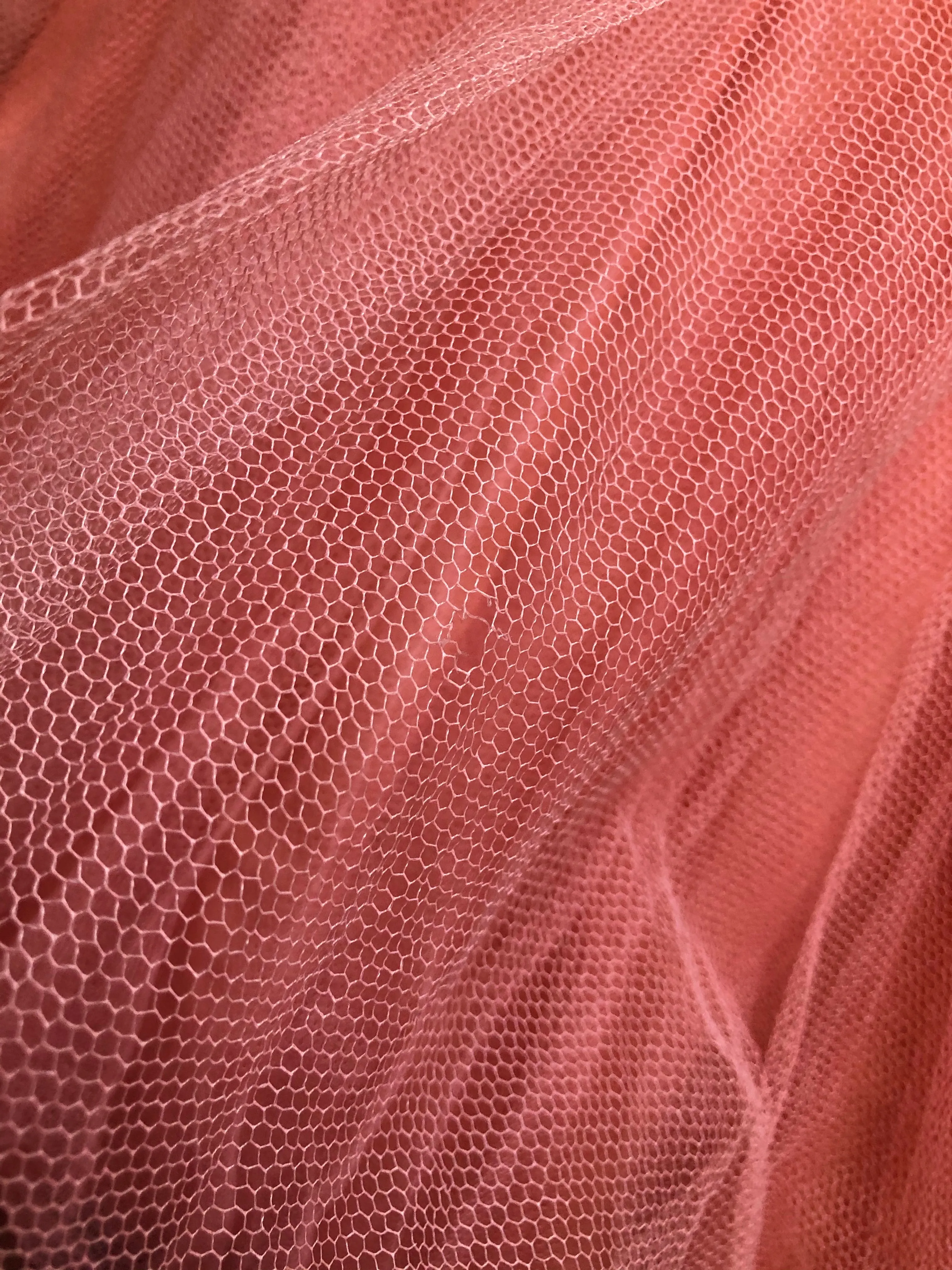 Vintage 1950s Peach Silk Tulle Ballet Dress