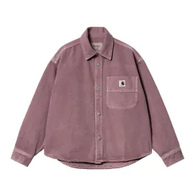 W' GEORGIA SHIRT JAC DUSTY FUCHSIA STONE DYED