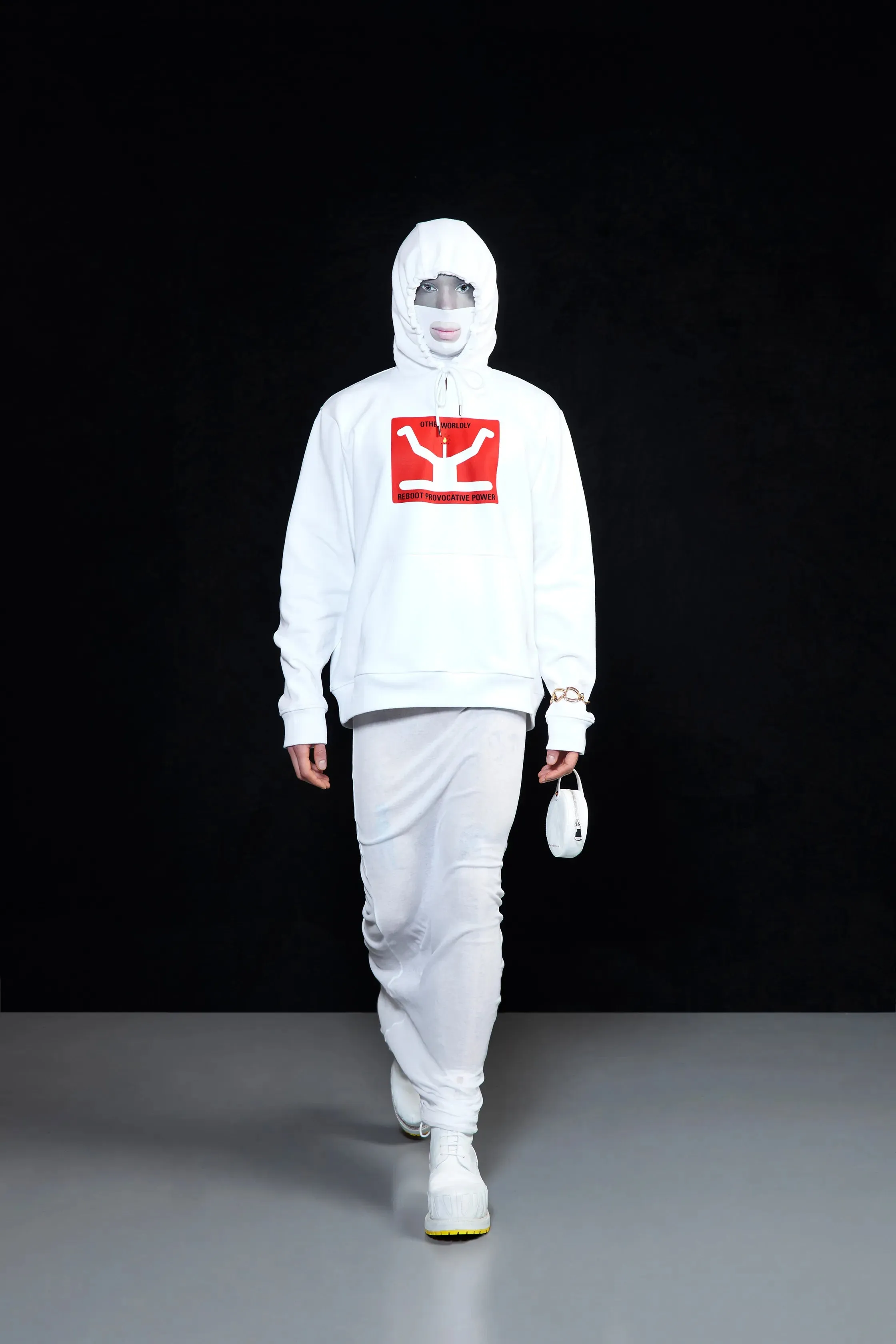 WALTER VAN BEIRENDONCK FW22 CANDLE HOODIE