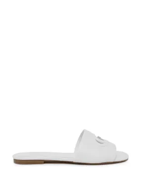 White Tashia Cutout Logo Slides