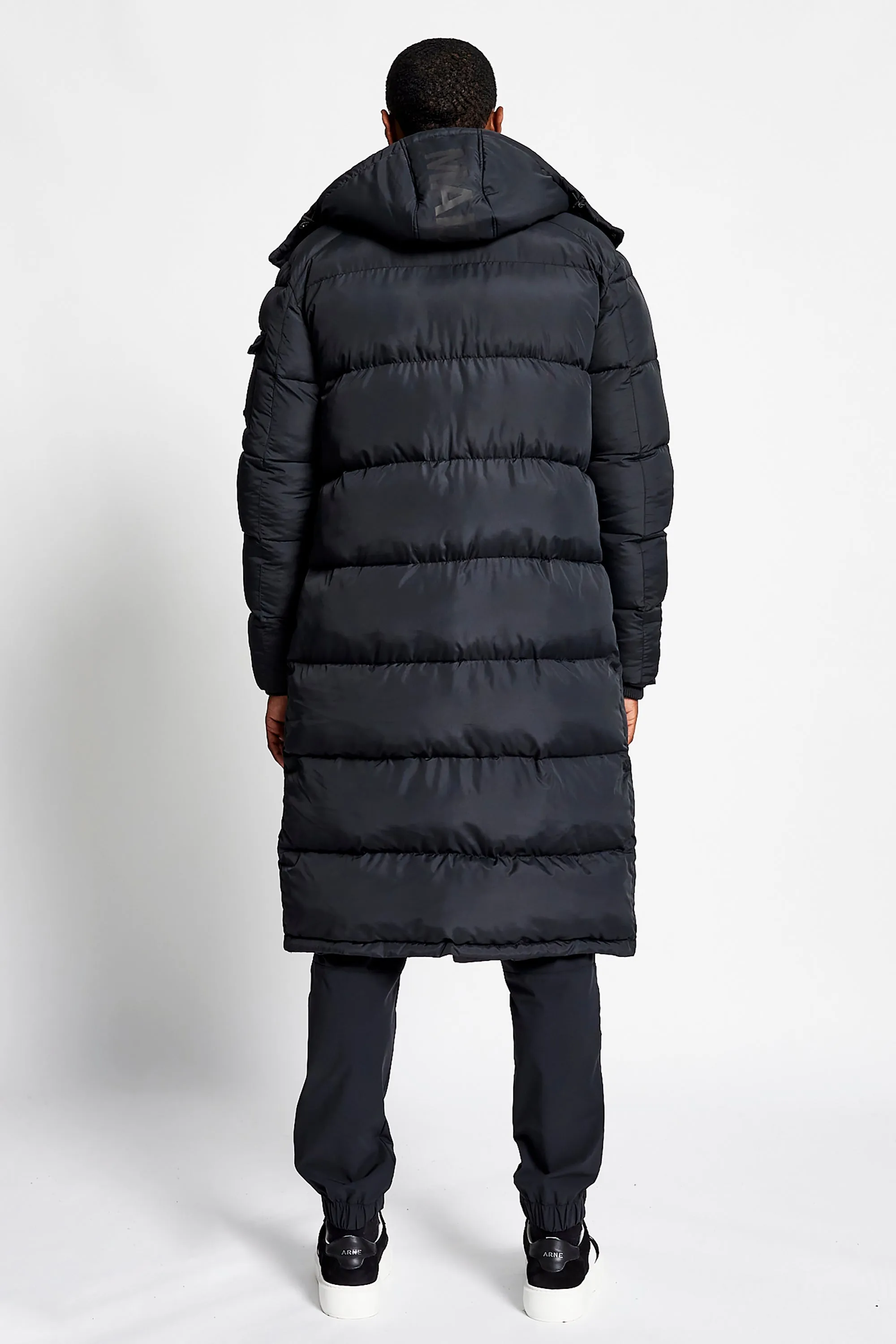 Williamsburg Long Puffer Coat - Black