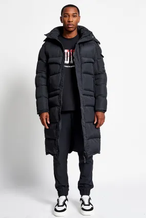 Williamsburg Long Puffer Coat - Black