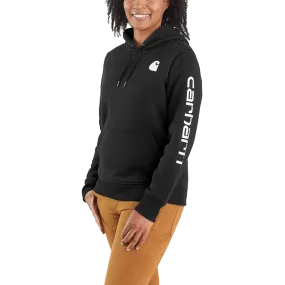 Women's Clarksburg Graphic Sleeve Logo Hooded Sweatshirt